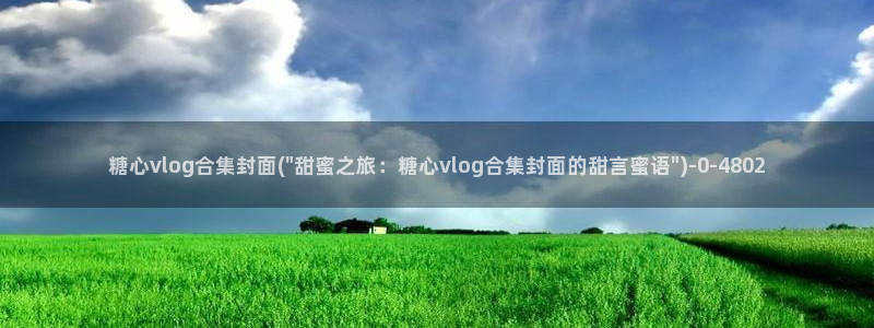 糖心vlog18款：糖心vlog合集封面(\